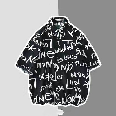 Camisa Floral Vintage con Estampado Óleo para Hombre - Image 10