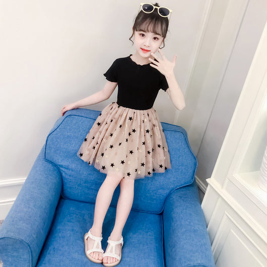 Vestido Princesa Niña Estilo Occidental Tul Esponjoso Tendencia Viral - Image 15
