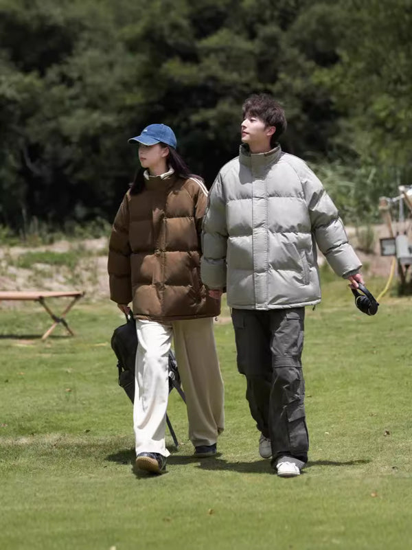 Abrigo Acolchado de Plumón Invierno Premium - Chaqueta Térmica Gruesa