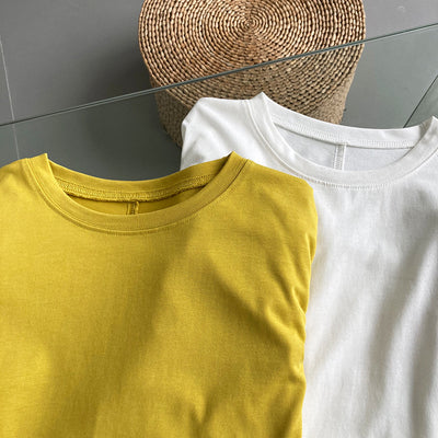 Camisetas Plisadas con Mangas Cortas para Mujer - Image 15