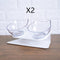 Doble Transparente And Box2 Piezas