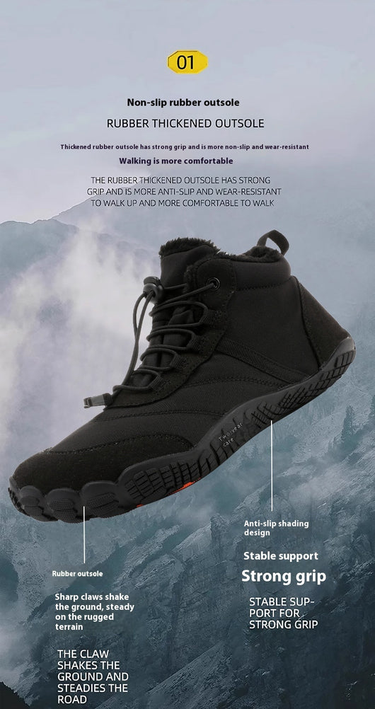 Botas de Invierno para Hombre - Aislamiento Térmico para Montaña y Camping - Image 13