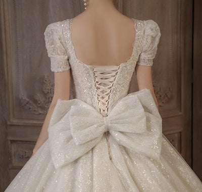 Vestido de Novia Retro Mori Fairy - Estilo Onírico y Romántico - Image 11