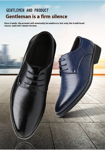 Zapatos de Cuero Británicos Talla Grande para Hombre - Image 16