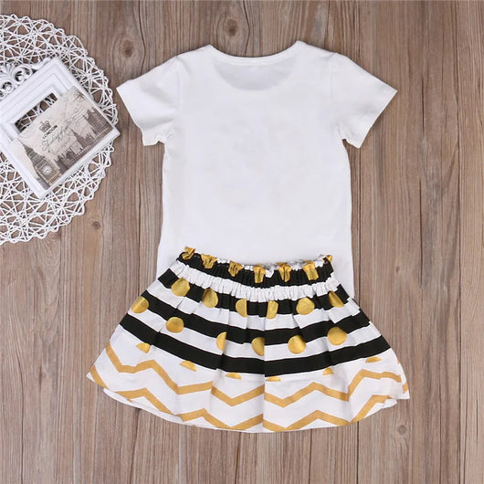 Conjunto de Falda y Blusa de Algodón con Estampado de Lunares - Image 10