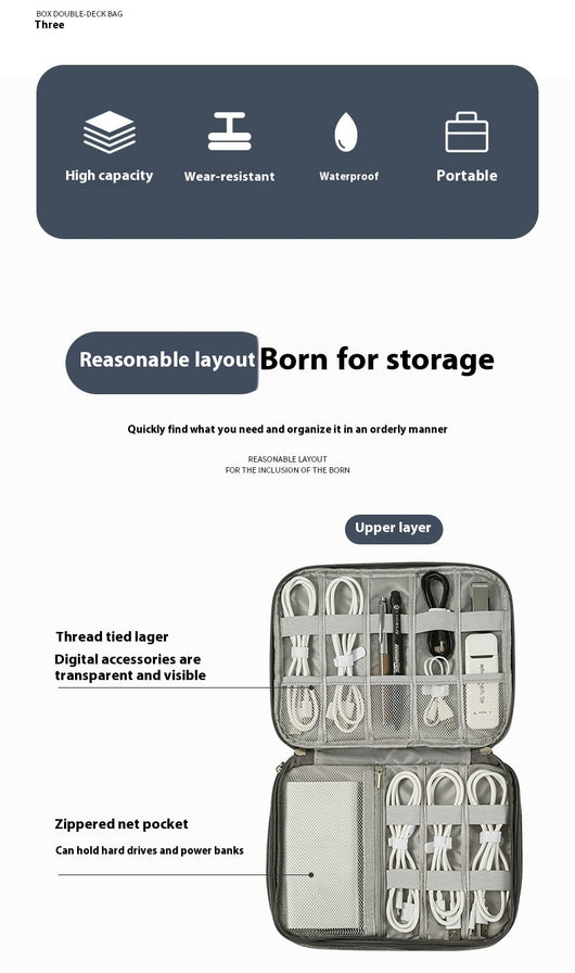 Organizador Portátil de Cables y Accesorios Digitales - Image 24