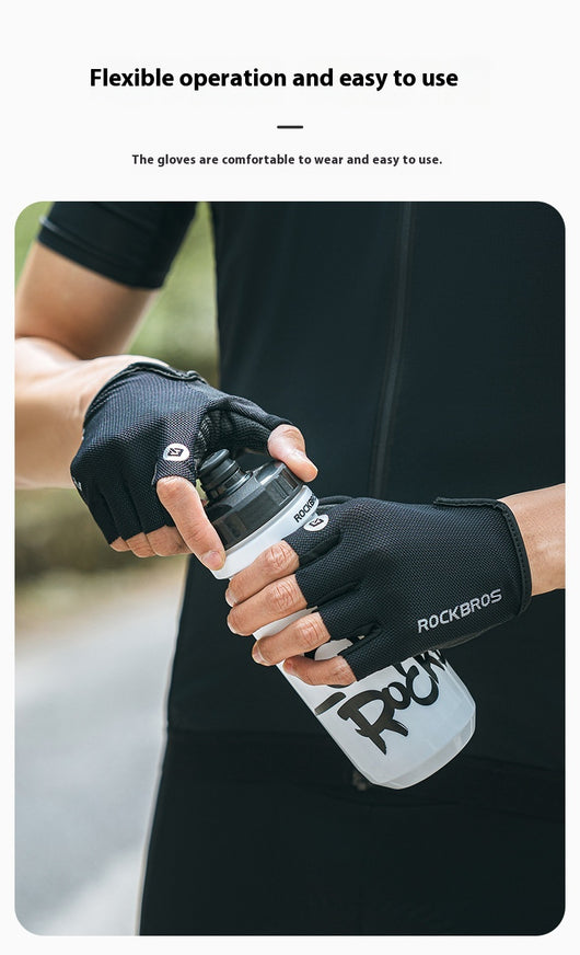 Guantes de Ciclismo Medio Dedo Antideslizantes y Transpirables Unisex - Image 12