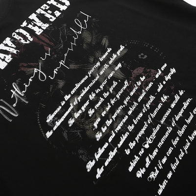 Camiseta Manga Corta con Letras Inglesas para Hombre - Image 4