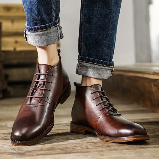 Botas de Cuero Premium para Hombre - Estilo Ejecutivo Inglés - Image 6