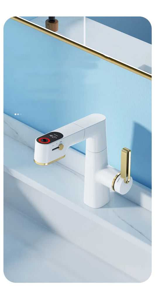 Grifo Digital de Baño con Pantalla Táctil, Rotación y Altura Ajustable - Image 12