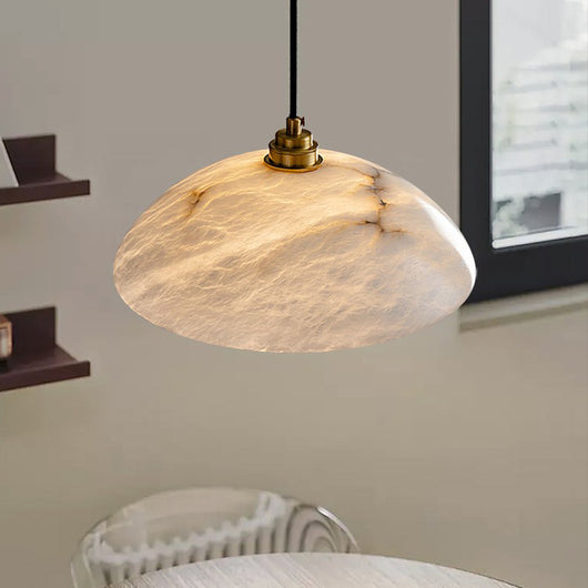 Lámpara de Techo de Mármol Italiano - Diseño Luxury de 3 Luces para Bar y Comedor - Image 4