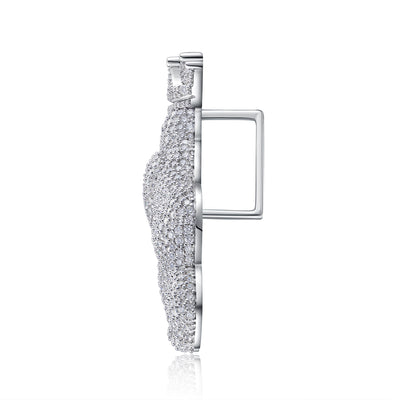 Collar Colgante Moissanita Plata 925 Chapada en Platino - Joyería Lujo Minimalista - Image 11