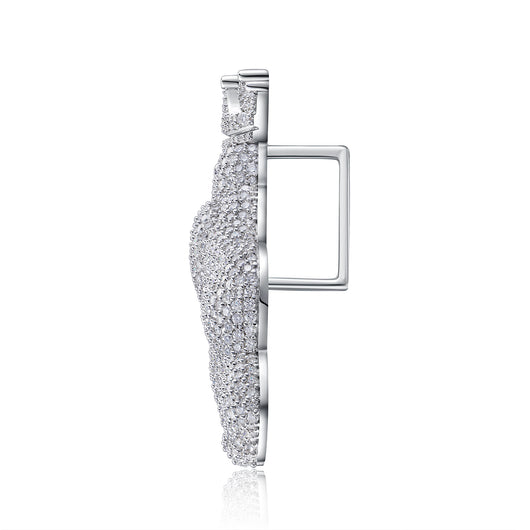 Collar Colgante Moissanita Plata 925 Chapada en Platino - Joyería Lujo Minimalista - Image 11