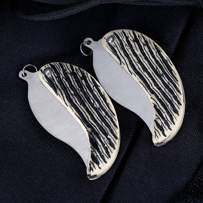Navaja Plegable Portátil con Diseño de Hoja - Image 7