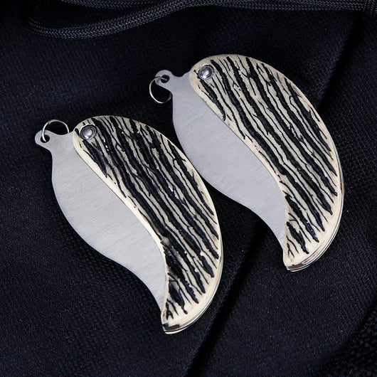 Navaja Plegable Portátil con Diseño de Hoja - Image 7