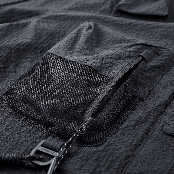 Camisa de Hombre Funcional Multibolsillos Secado Rápido