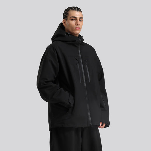 Chaqueta Esquí Hombre Impermeable Transpirable Corte Holgado con Cierre - Image 3