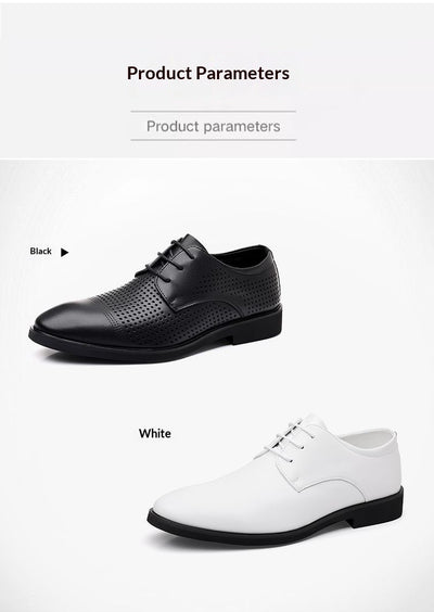 Zapatos de Cuero Casuales para Hombre con Suela Blanda - Estilo Ejecutivo - Image 17