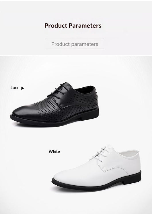 Zapatos de Cuero Casuales para Hombre con Suela Blanda - Estilo Ejecutivo - Image 17