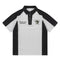 Unisex Polo with Loose Stitching and Contrast Placket