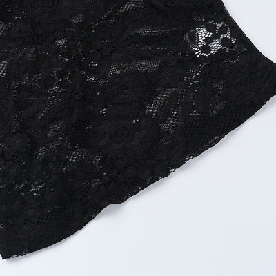 Top Encaje Espalda Descubierta con Tirantes Ajustables - Image 25