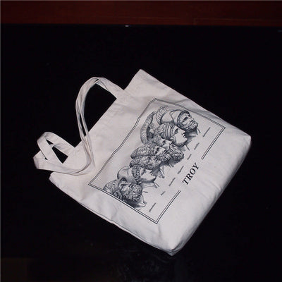 Bolsa de Lona Trojan Portrait con Asa Única para Mujer - Image 24