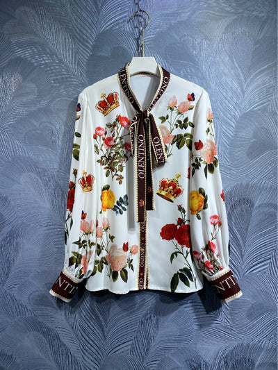 Vestido Camisero Estampado de Manga Larga - Conjunto Versátil - Image 4