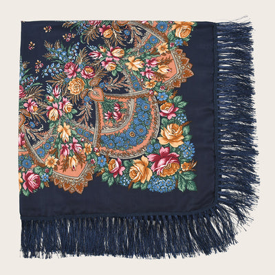 Chal Estampado con Protección Solar y Flecos - Image 31