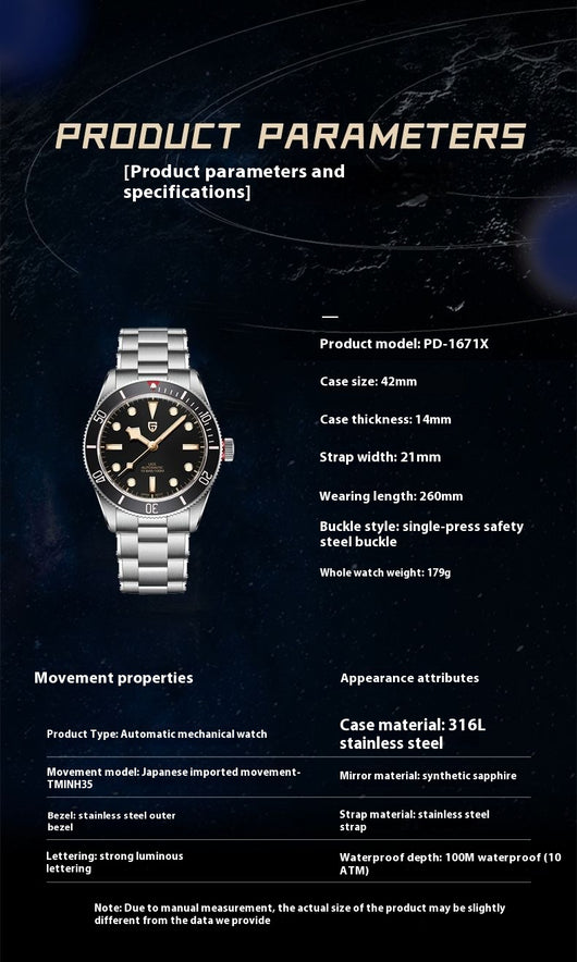 Reloj Automático Mecánico para Hombre Resistente al Agua - Image 68