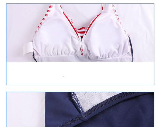Traje de Baño Enterizo con Escote en V, Pliegues y Espalda Abierta para Mujer - Image 11
