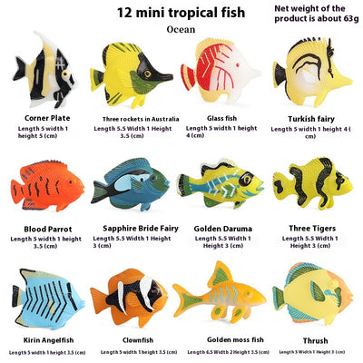 Juego Educativo de Animales Marinos Realistas para Niños - Image 25