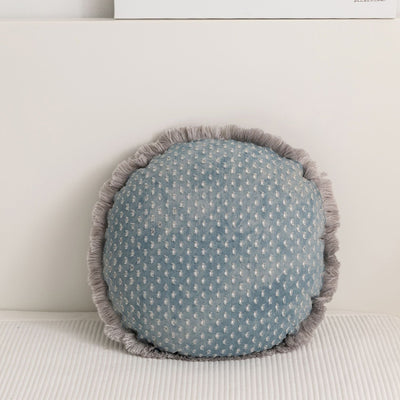 Funda de Almohada Jacquard con Franja de Denim - Image 25