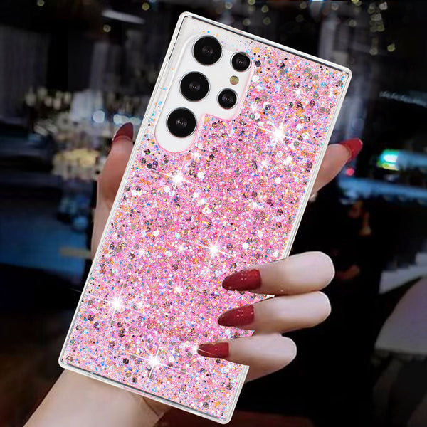 Funda para Celular con Lentejuelas Brillantes Cielo Estrellado