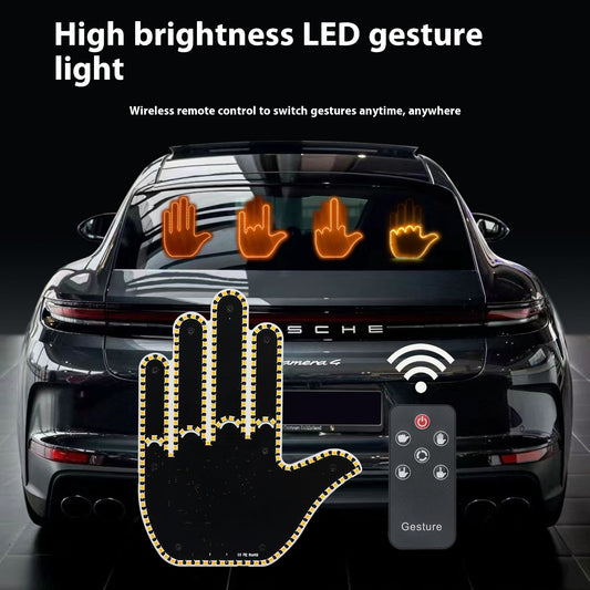 Luz de Gesto para Auto con Alerta Anticolisión Multifunción