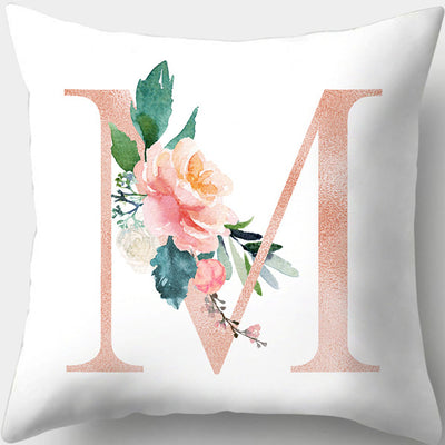 Funda de Almohada con Letras Florales Día de San Valentín Impresión Digital - Image 44