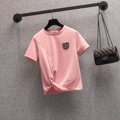 Conjunto de Dos Piezas: Blusa Ajustada y Pantalón Ancho - Image 4