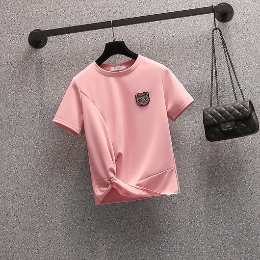 Conjunto de Dos Piezas: Blusa Ajustada y Pantalón Ancho - Image 4