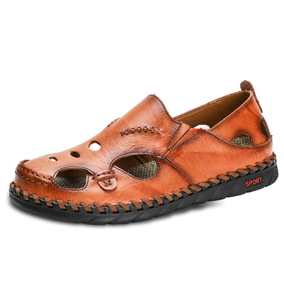 Sandalias de Cuero Hueco para Playa y Exterior - Image 7