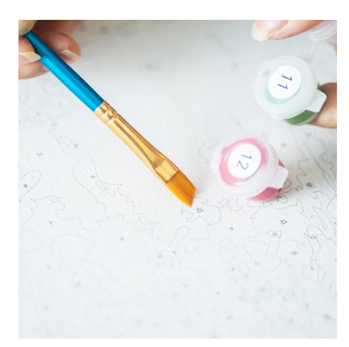 Kit de Pintura al Óleo DIY Caballo - Lienzo Preimpreso para Adultos e Niños - Image 8