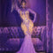 Vestido Brillante sin Mangas con Detalles de Diamantes y Flecos