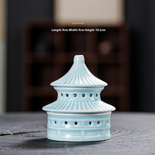 Quemador de Espirales de Incienso Zen Retro en Cerámica - Image 22