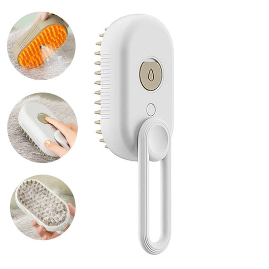 Cepillo de Vapor 3 en 1 para Mascotas - Peine Eléctrico con Spray para Gatos y Perros - Image 13