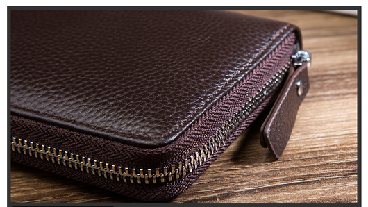 Billetera Larga de Cuero Genuino Premium - Portamonedas Ejecutivo - Image 12
