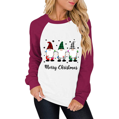Suéter Raglan Casual para Mujer con Estampado y Combinación de Colores - Image 7