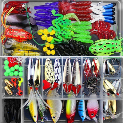 Set de 141 Señuelos de Pesca Multicapa con Nado Realista