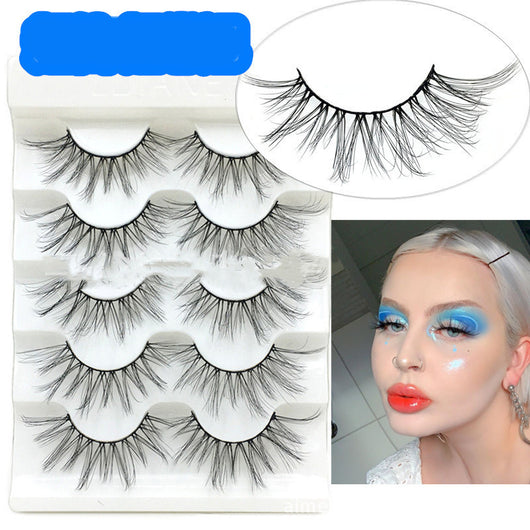 Pestañas Postizas Voluminosas Rizadas y Despeinadas - Efecto Natural Fairy