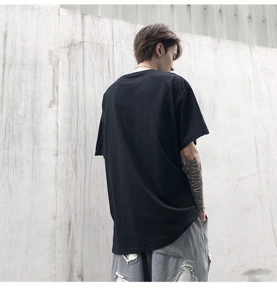 Camiseta Suelta Estampada Madrina para Hombre - Image 13