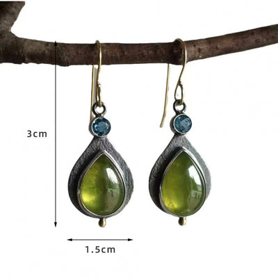 Colgante de Piedra Verde Inspirado en Diseño de Nicho - Image 5