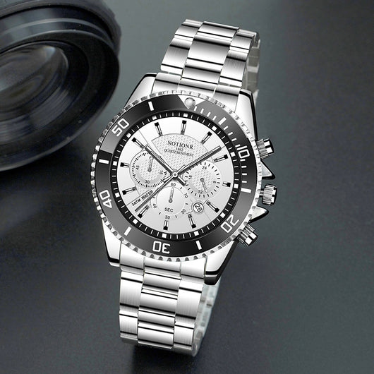 Reloj de Lujo Dorado para Hombre - Acero Inoxidable Resistente al Agua con Esfera Luminosa - Image 24