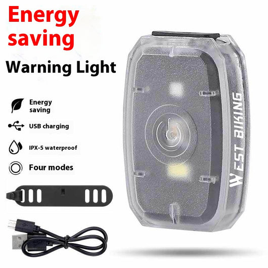 Luz Trasera Bicolor para Bicicleta - Faro de Advertencia Nocturno Compacto - Image 6
